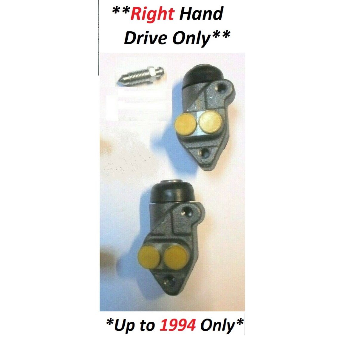 FRONT BRAKE WHEEL CYLINDERS x2 (Reliant Robin Rialto) (** 1973- 94 Only **)  